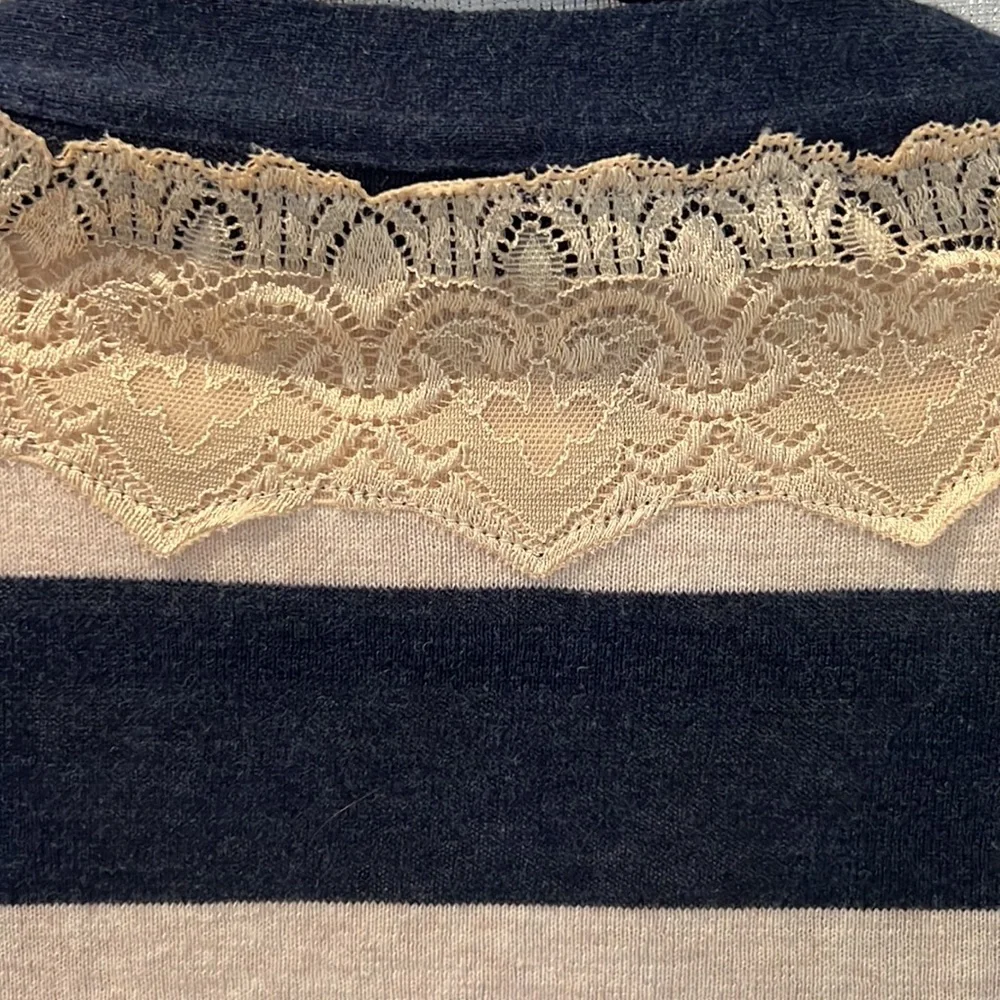 Charlotte Tarntola striped lace cardigan - Picture 4 of 6